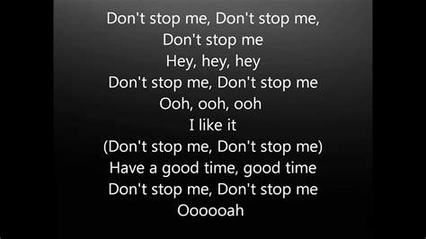 Don't stop me now ... Don't stop me, Don't stop me, (Ah!) [F] ...